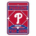 Fremont Die Consumer Products Philadelphia Phillies Sign - Plastic - Fan Zone Parking - 12 in x 18 in 2324562222